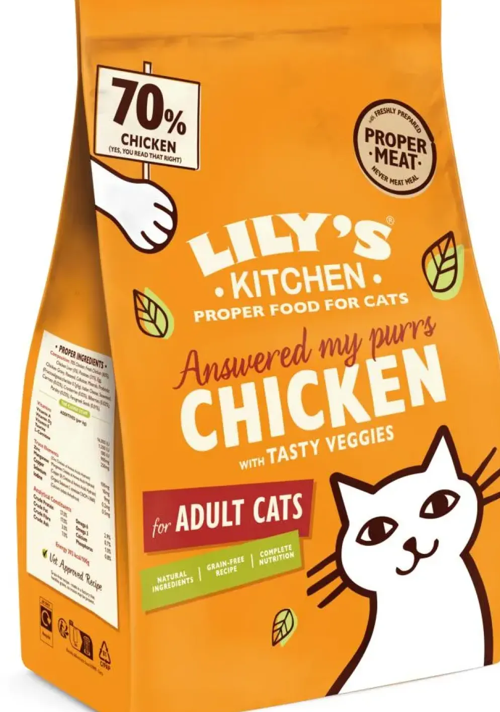 Lily's Kitchen kattenvoer met Kip-Groenten 2kg