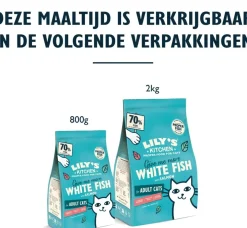Lily's Kitchen kattenvoer met Witvis-Zalm 800g