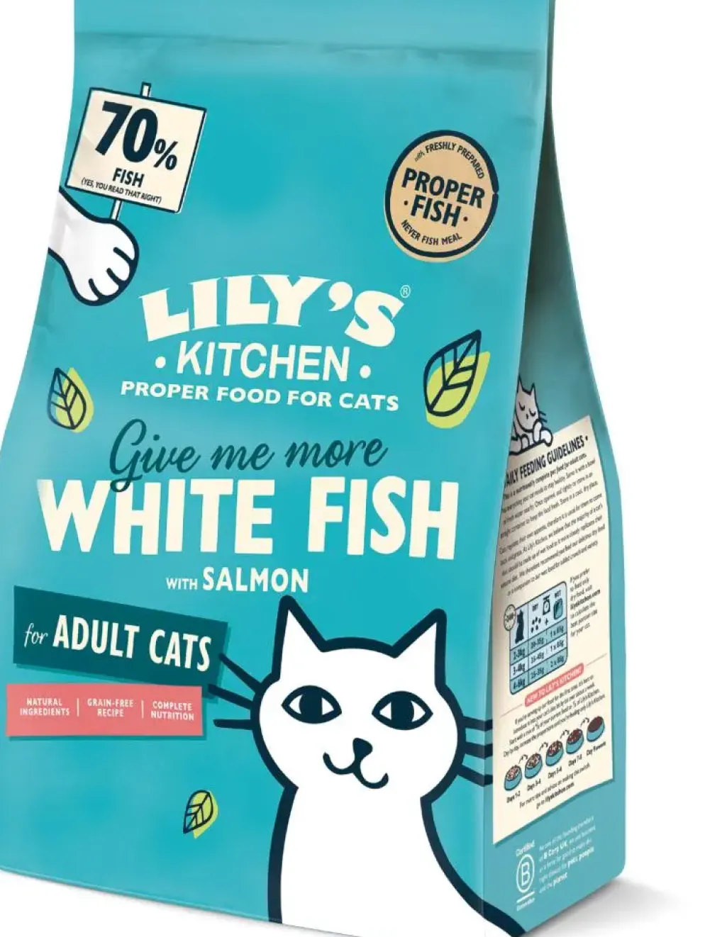 Lily's Kitchen kattenvoer met Witvis-Zalm 800g