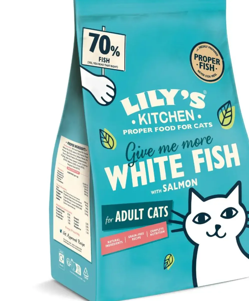 Lily's Kitchen kattenvoer met Witvis-Zalm 800g