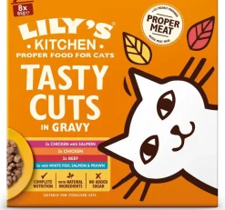 Lily's Kitchen Kipstukjes in Saus Kattenvoer 85gr