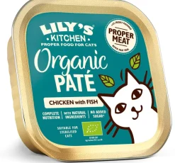 Lily's Kitchen Organic Paté met Kip-Vis kattenvoer 85g