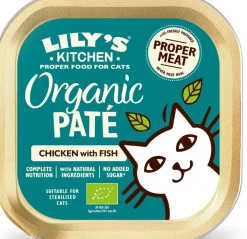 Lily's Kitchen Organic Paté met Kip-Vis kattenvoer 85g