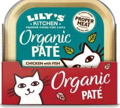 Lily's Kitchen Organic Paté met Kip-Vis kattenvoer 85g