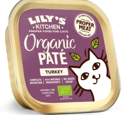 Lily's Kitchen Organic Paté met Kalkoen kattenvoer 85g