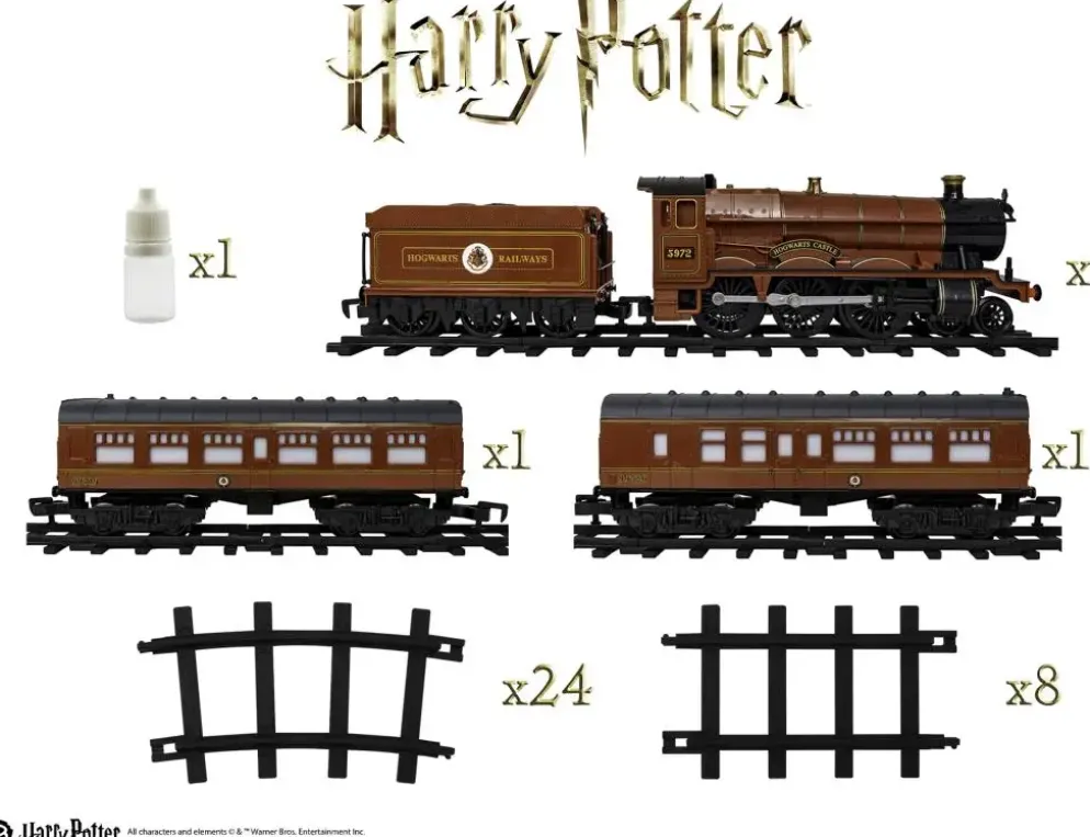 Lionel treinset Hogwarts Express ready to play 186x127cm rood/zwart