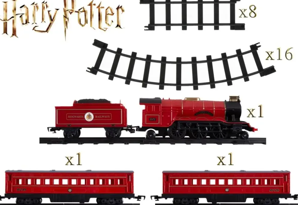Lionel treinset Hogwarts Express 165x104cm rood/zwart