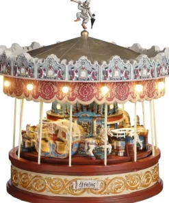 Luville Efteling Anton Pieck carrousel 23x23x25.5 cm