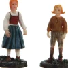 Luville Efteling Hans en Grietje 2.5x2.5x6.5 cm