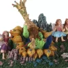 Luville Efteling Oberon met elfjes 17.5x12.5x11.5 cm