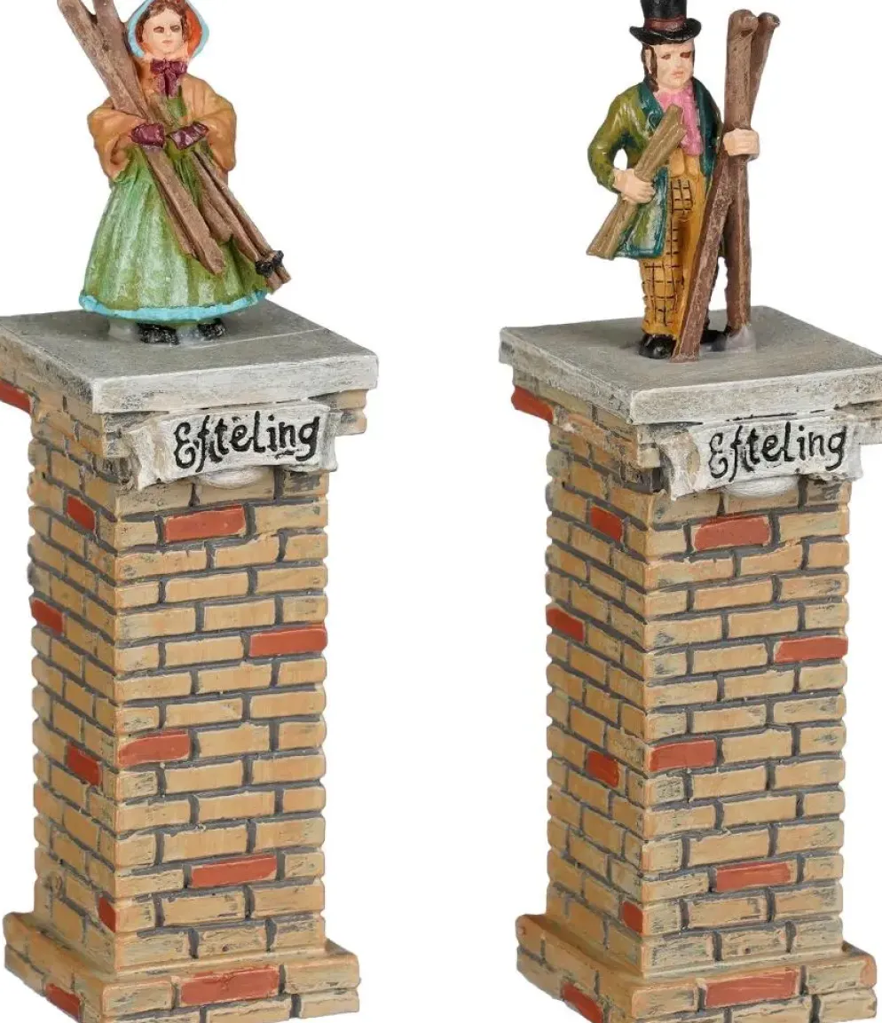 Luville Efteling Reizigers 2 stuks 2x2x7.5 cm