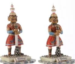 Luville Efteling Wachters Indische waterlelies 2 stuks 4.5x3.5x12.5 cm