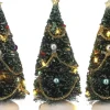 Luville General Christmas tree with flashing lights 3 pieces
