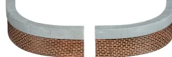 Luville General Curved wall small 2 stuks