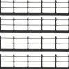 Luville General Fence black 4 pieces