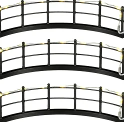 Luville General Fence warm white 3 pieces