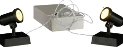 Luville General Lamp zwart 2 stuks