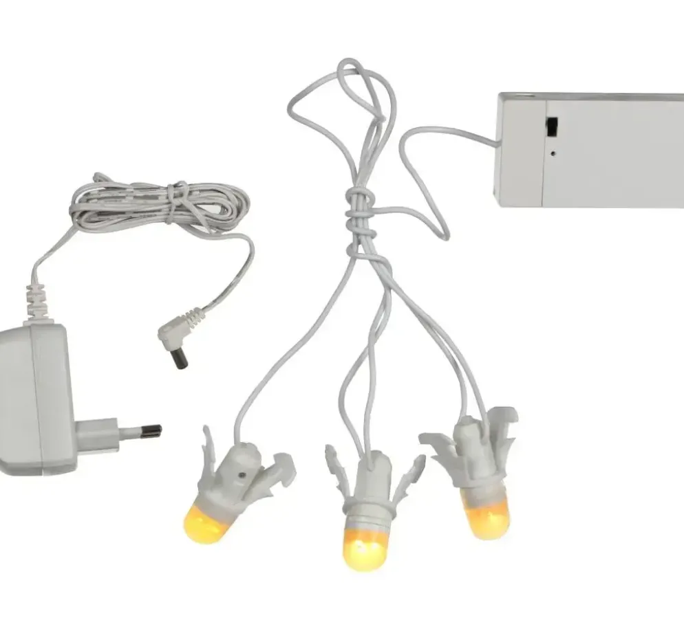 Luville General Light bulb chain 3 pieces with adapter