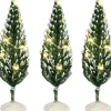 Luville General Snowy conifer lighted