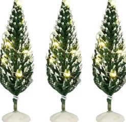 Luville General Snowy conifer lighted