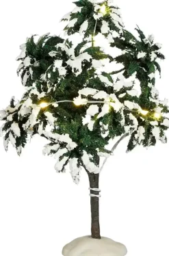 Luville General Snowy tree lighted
