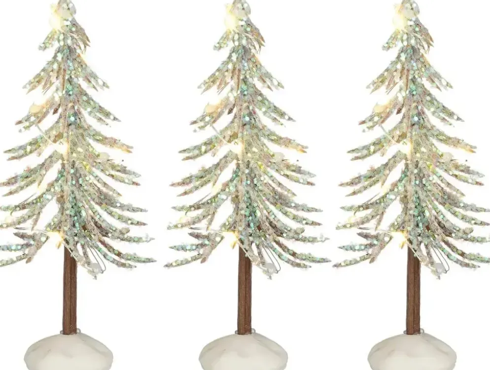 Luville General Snowy tree white lighted