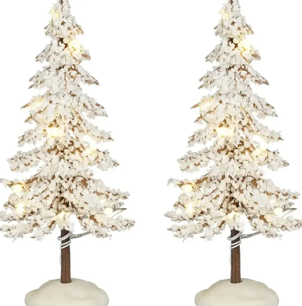 Luville General Snowy tree white lighted