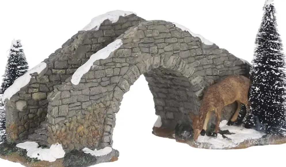 Luville General Stone bridge with deer