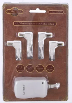 Luville General Switch adapter 4,5 volt with 4 plugs out