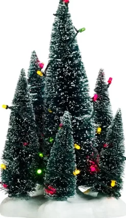 Luville General 6 Trees on bases multicolour twinkling lights