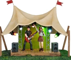 Luville Molendam Festival tent werkt op batterijen