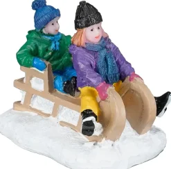 Luville Molendam Kids on the sleigh