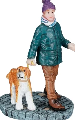 Luville Molendam Man walking his dog