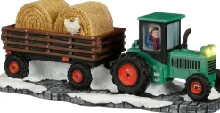 Luville Molendam Tractor with straw cart
