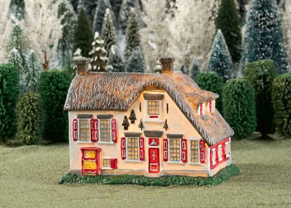 Luville Molendam Wooden shoe led battery operated