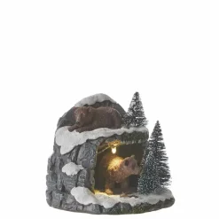 Luville Schneewald Bear cave white