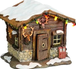 Luville Schneewald Berghutte led battery operated