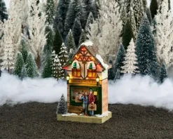 Luville Schneewald Christmas village shop battery operated