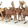 Luville Schneewald Santa reindeer sledge
