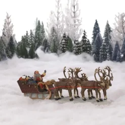 Luville Schneewald Santa reindeer sledge