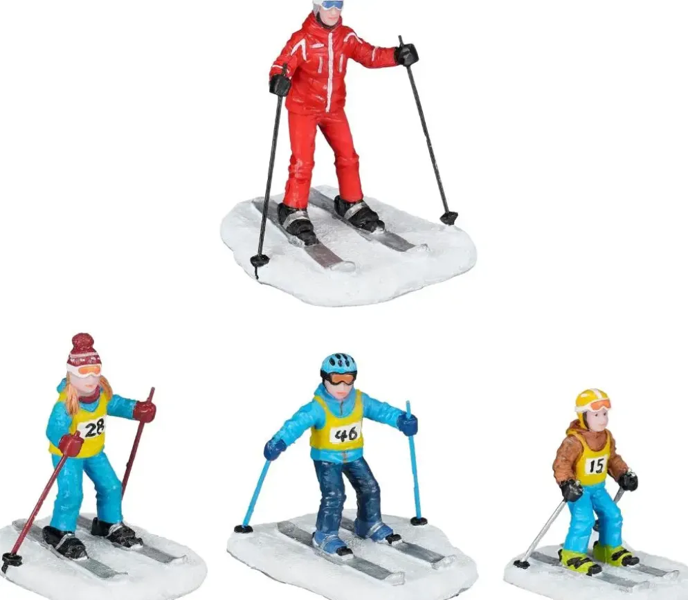 Luville Schneewald Ski teacher with childeren 4 pieces
