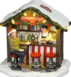 Luville Sledgeholm Christmas cafe battery operated