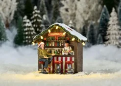 Luville Sledgeholm Christmas cafe battery operated