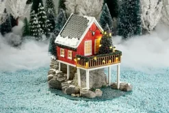 Luville Sledgeholm House on rocks