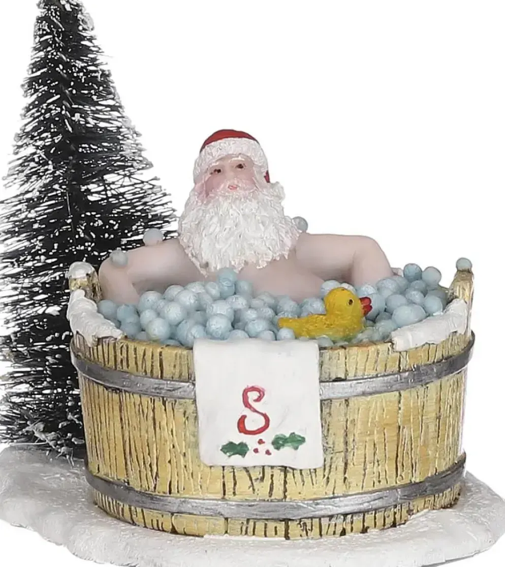 Luville Sledgeholm Santa in hot tub