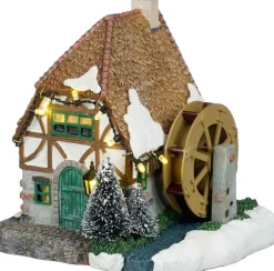 Luville Ville de Reidy Water wheel house battery operated