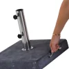 Madison parasolvoet ruw 25kg graniet