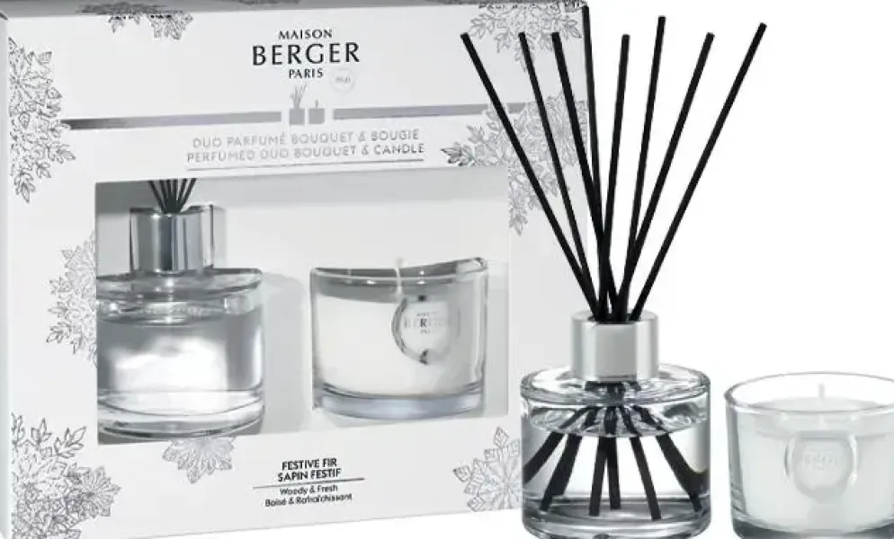 Maison Berger Paris duoset geurkaars winter festive fir