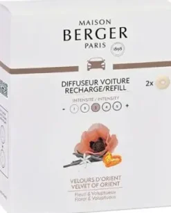 Maison Berger Paris navulling autoparfum velvet of orient 2 stuks