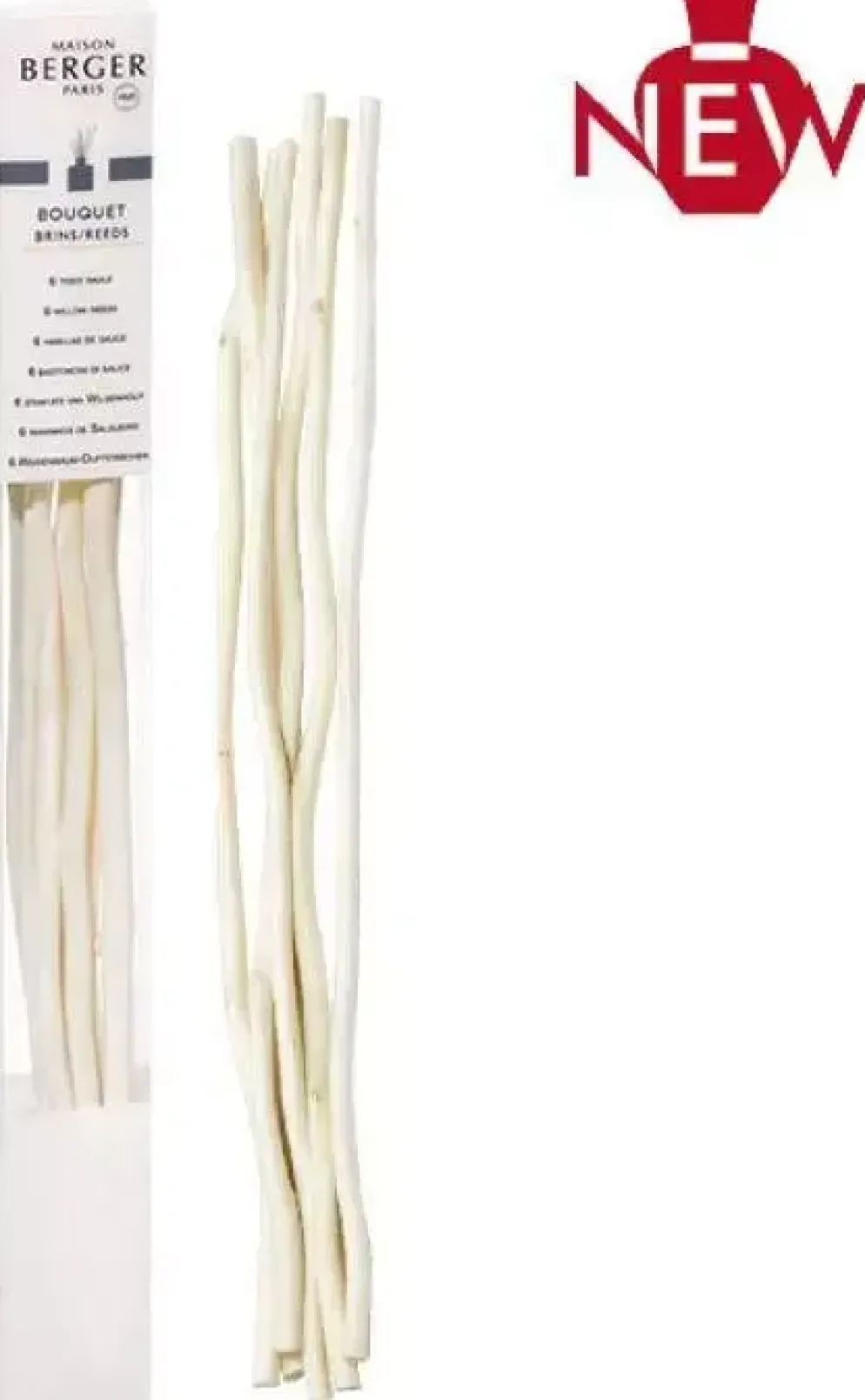 Maison Berger Paris navulling geurstokjes wilgenhouten sticks 21 cm 6 stuks